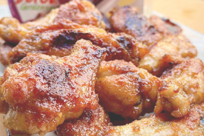Honey Garlic Ginger Wings